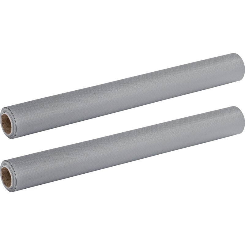 Wenko - Tapis antidérapant gris 150x50 cm 2 pièces pour cuisine tapis antidérapant eva à découper tapis antidérapant sur mesure tapis antidérapant