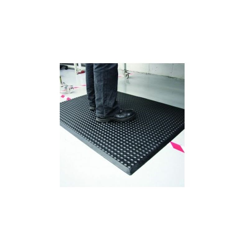 Tapis anti fatigue Rs Pro 1.2m x 900mm x 16mm en Caoutchouc, anti-dérapant ( Prix pour 1 )