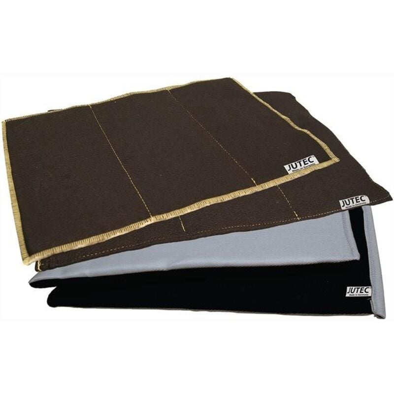 Jutec - Tapis de protection anti-flammes Supp. soudure avec renfort en alum., sec L330xl500xH5env.mm