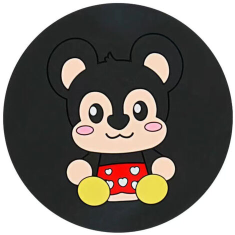 Tapis anti-glisse pour gobelet universel - Support voiture mignon (Modèle 3)