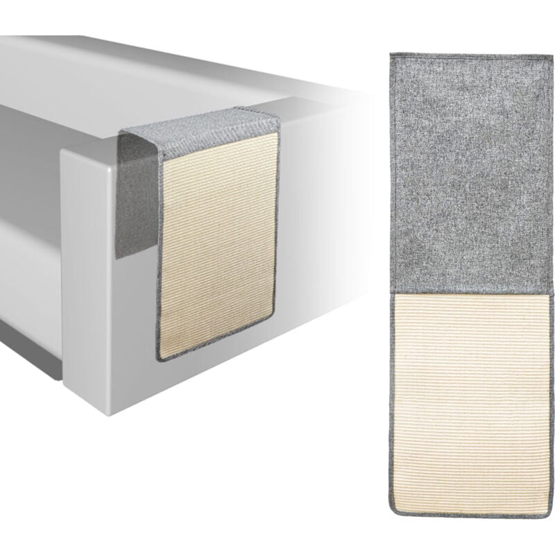 Tapis à gratter pour Chat 130x44cm Protection du Canapé Sisal pour Meubles