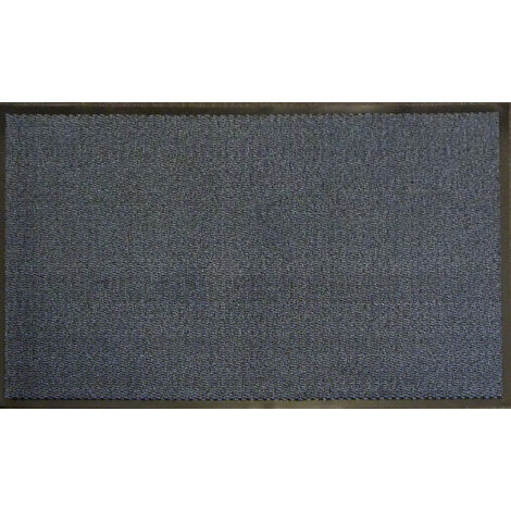 Tapis anti-poussière en microfibre coloris taupe - largeur 60 x
