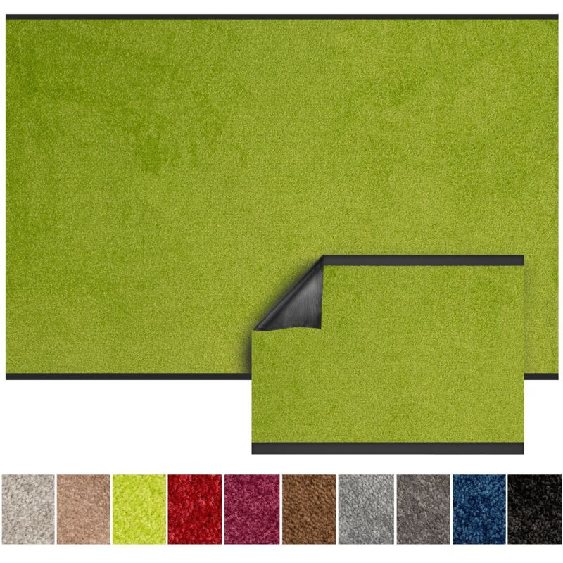 Karat - Tapis de Porte Paillasson d'entrée Performa, Vert, 200 x 200 cm