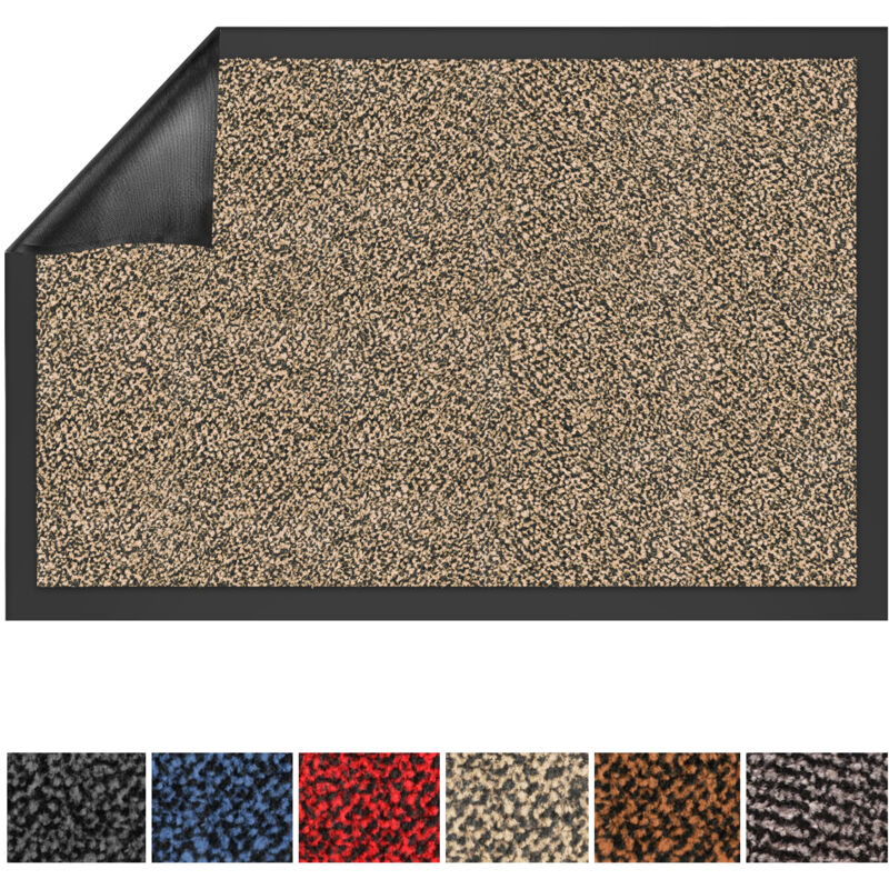 Paillasson d'entrée SKY Beige-Noir 80 x 120 cm