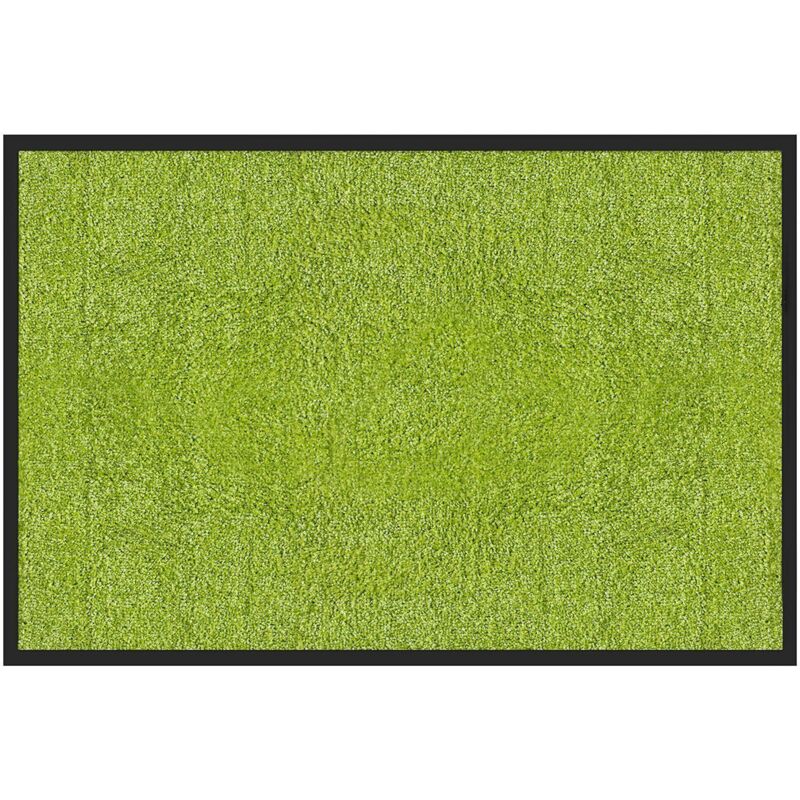Tapis de Porte Paillasson d'entrée Rhine Vert citron 200 x 200 cm