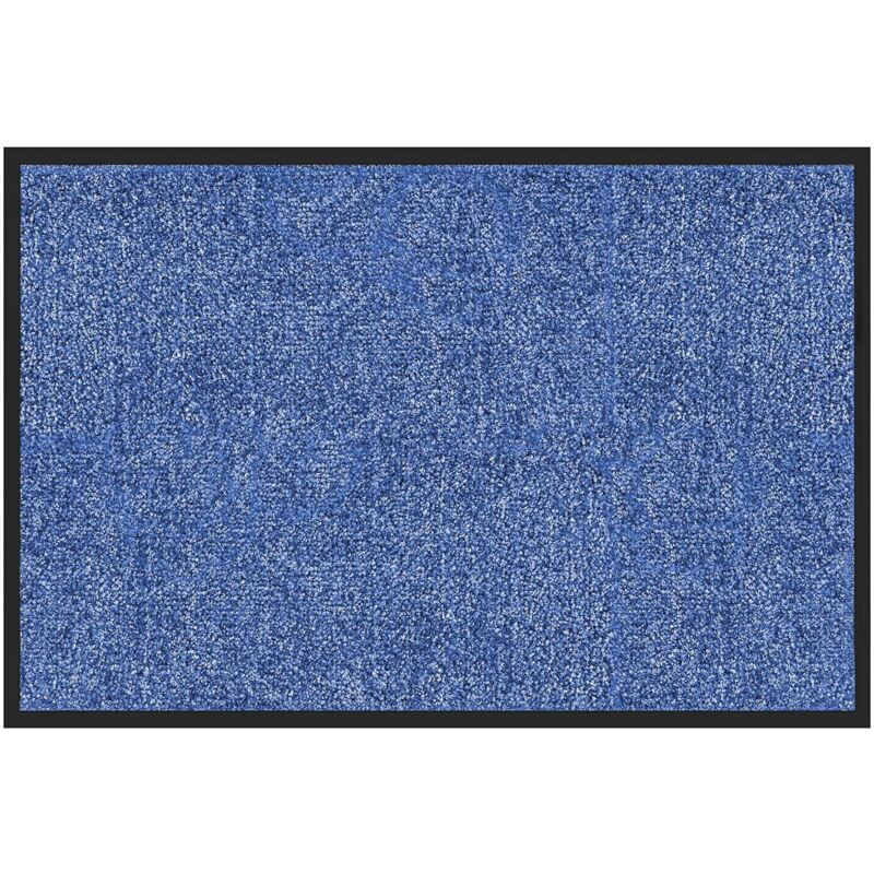 Karat - Tapis de Porte Paillasson d'entrée Rhine Bleu 120 x 180 cm