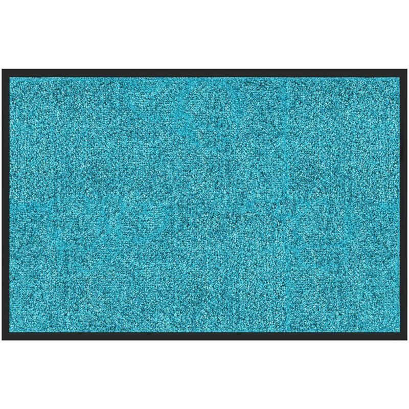 Karat - Tapis de Porte Paillasson d'entrée Rhine Turquoise 200 x 600 cm