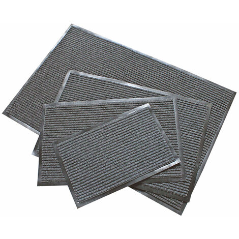 Tapis anti-salissures - Couleur : gris - Taille : 80x180 cm