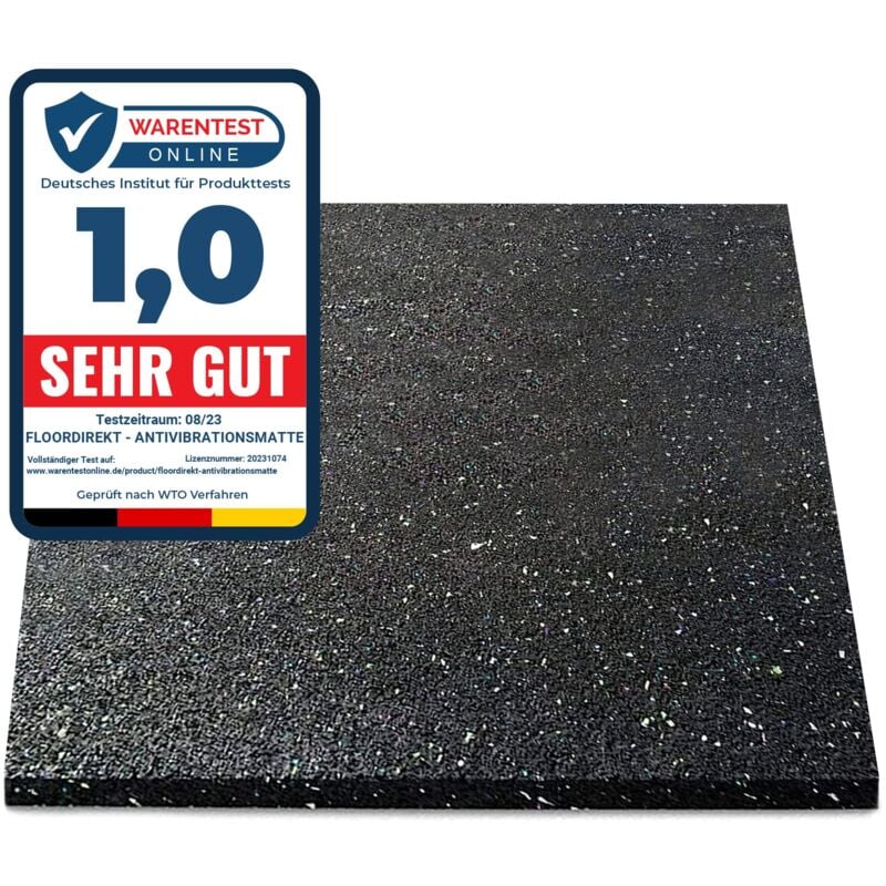 Tapis Anti-Vibrations Qui absorbe Les Vibrations et Le Bruit, découpable, ep = 10 mm, 125 x 500 cm