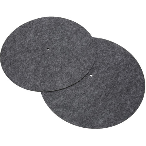 Tapis anti-vibrations pour platine vinyle, 2 disques amortisseurs anti-statiques pour tourne-disques
