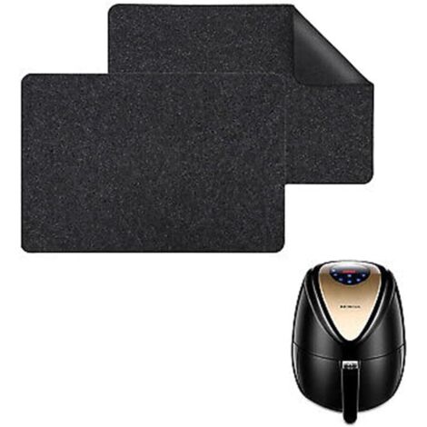 Tapis antidérapant et résistant à la chaleur comme protection de plan de travail pour friteuses à air chaud et autres appareils de cuisine