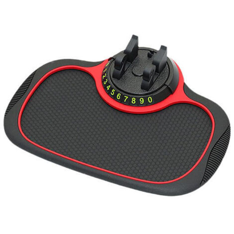 Tapis antidérapant et support de téléphone pour tableau de bord de voiture