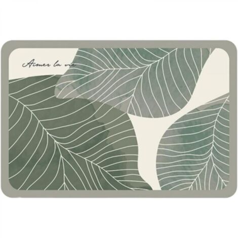 Tapis Antidérapant Imperméable en Silicone pour Machine à Café et Appareils de Cuisine, Tapis Égouttoir Évier, Tapis de Cuisine, Tapis (30x40cm)