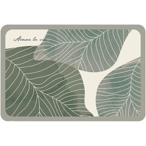 Tapis Antidérapant Imperméable en Silicone pour Machine à Café et Appareils de Cuisine, Tapis Égouttoir Évier, Tapis de Cuisine, Tapis  (30x40cm)