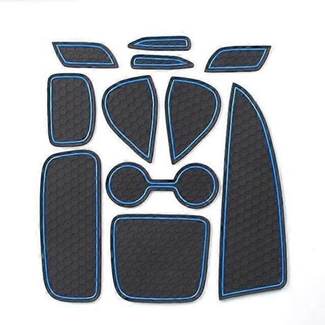 Tapis antidérapant pour porte de voiture Toyota Yaris XP210 2020-2021 (modèle japonais) - Bleu
