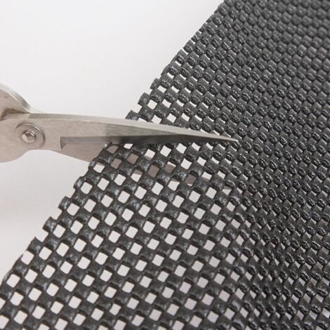 Tapis Antidérapant PVC pour Voiture 150x50cm - Protection Multifonction Plancher Coffre Siège Noir