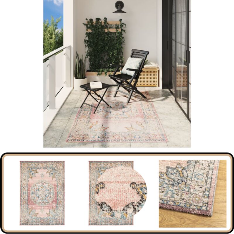 Tapis arbizu intérieur extérieur design vintage 140x200 cm - Tapis Vintage - Tapis Décoratif - Tapis Salon - Tapis Chambre - Tapis Extérieur