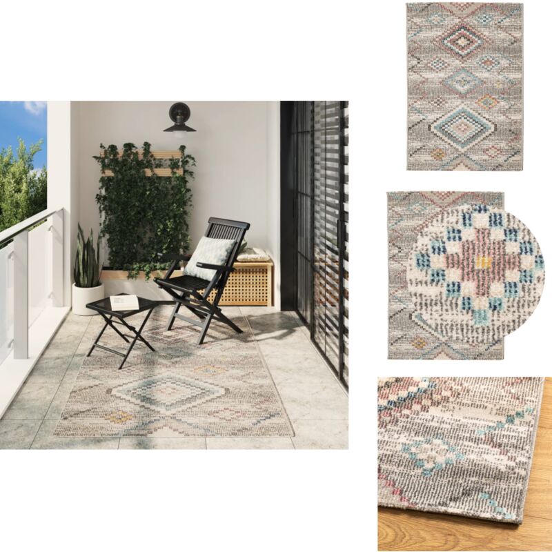 Tapis arbizu intérieur extérieur design vintage 140x200 cm - Tappeto Vintage - Tapis Décoratif - Tapis Salon - Tapis Chambre - Tapis Multicolores