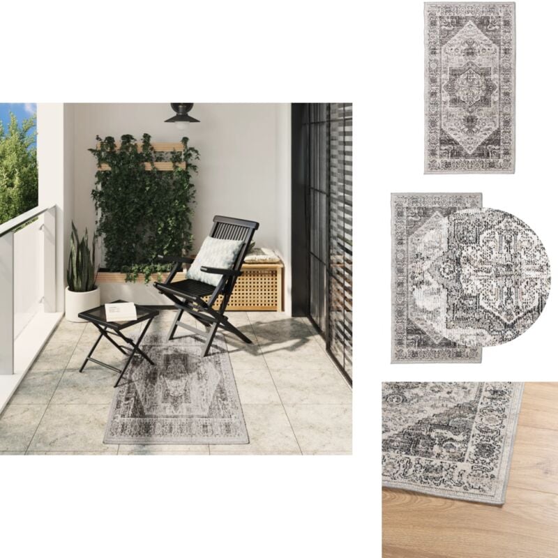 Tapis ARBIZU intérieur extérieur design vintage 80x150 cm - Tapiss Salon - Tapis Chambre - Tapis Vintage - Tapis Décoratif - Tapis Multicolores