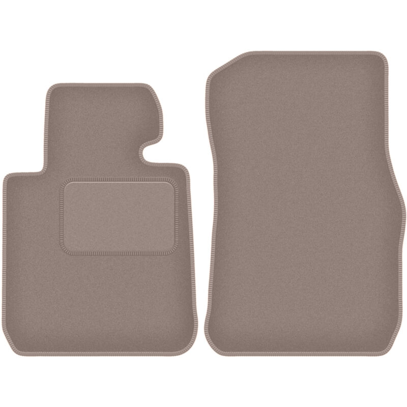 Tapis avant beiges pour : BMW 1 F23 cabriolet (2011-2019)
