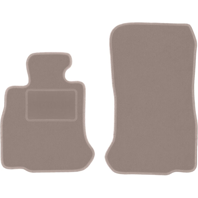 Tapis avant beiges pour : BMW 6 F13 Coupé (2011-2018)