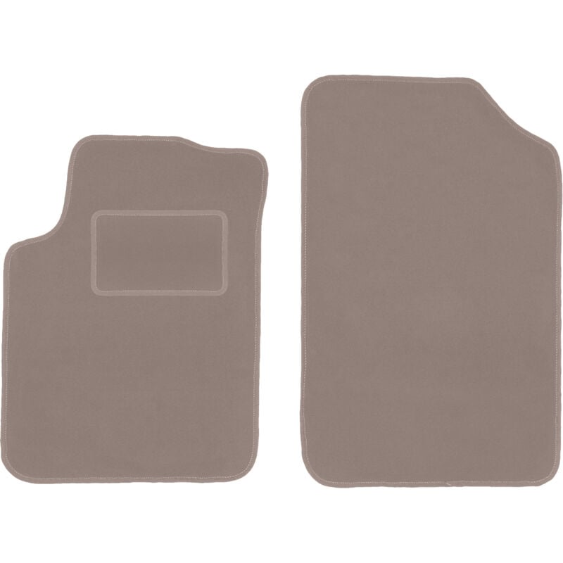 Tapis avant beiges pour Citroën C3 I berline (2002-2009)
