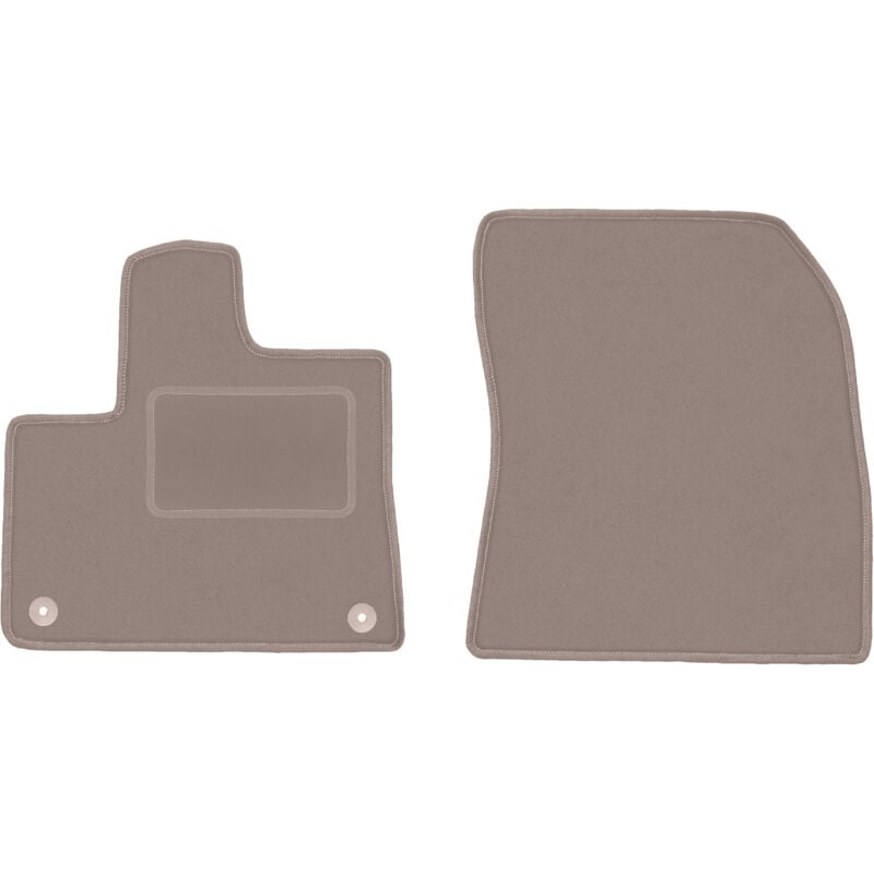 Tapis avant beiges pour : Citroën Rifter Kombivan (2018-)