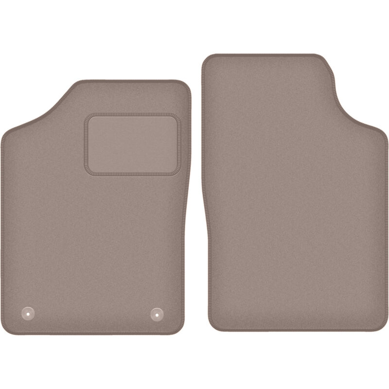 Tapis avant beiges pour Citroën ZX à hayon (1991-1998)