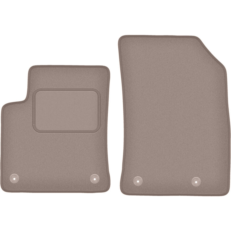 Tapis avant beiges pour crossover Opel Crossland X (2017-)