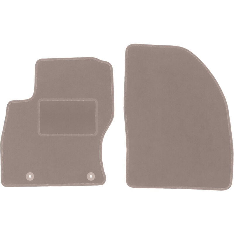 Tapis avant beiges pour : Ford Focus MK2 break, berline, hayon (2004-2011)