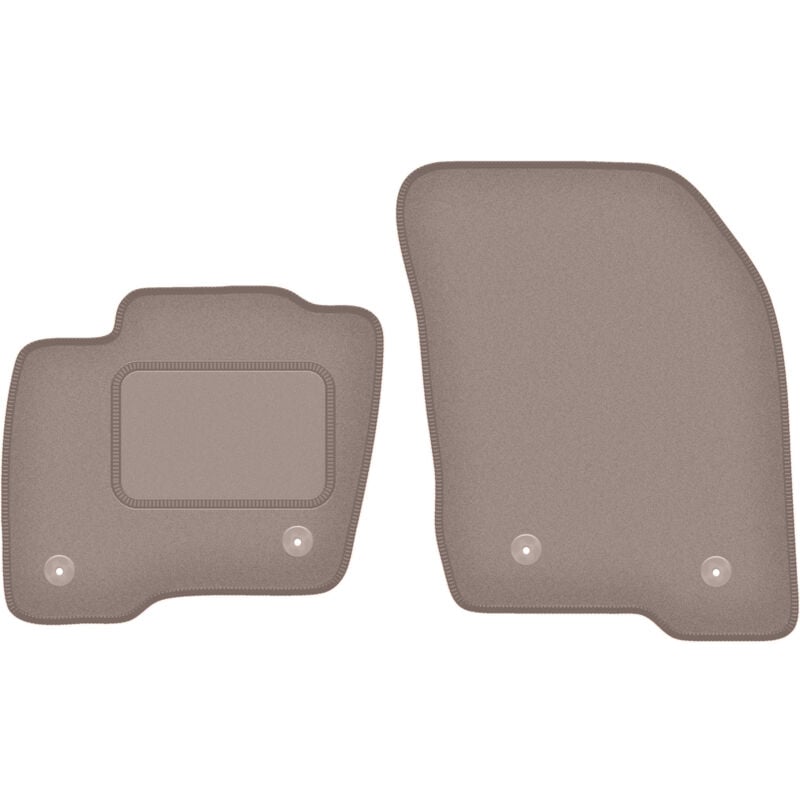 Tapis avant beiges pour : Ford S-MAX MK2 7 places (2015-)