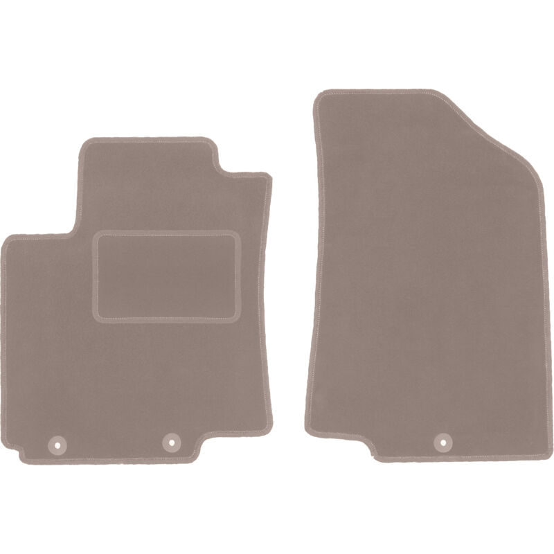 Tapis avant beiges pour : Hyundai i20 II coupé, hayon (2014-)