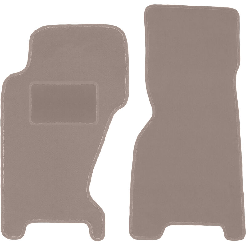 Tapis avant beiges pour Jeep Grand Cherokee WJ tout-terrain (1998-2004)
