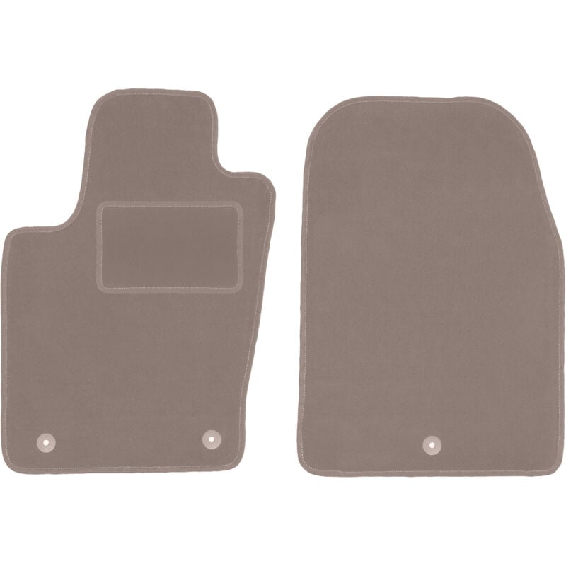 Tapis avant beiges pour Jeep Grand Cherokee WK2 tout-terrain (2010-2018)