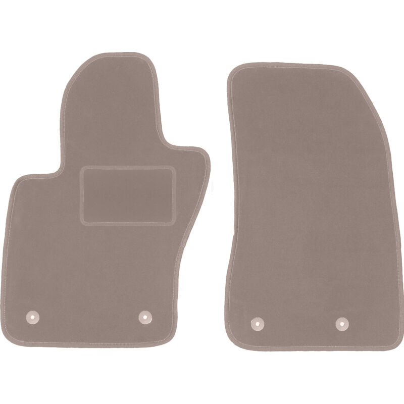 Tapis avant beiges pour Jeep Renegade SUV (2014-2019)