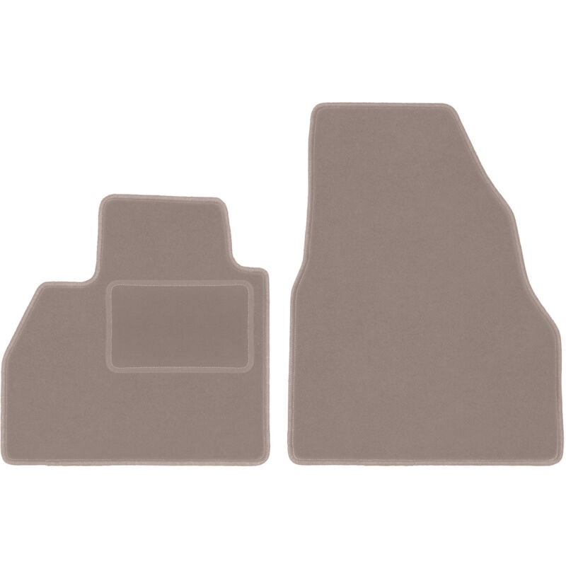 Tapis avant beiges pour : Mercedes Citan Combivan (2012-)