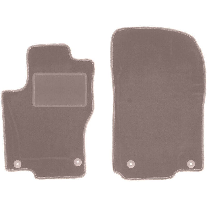 Tapis avant beiges pour : Mercedes GLE W166 SUV (2011-2015)