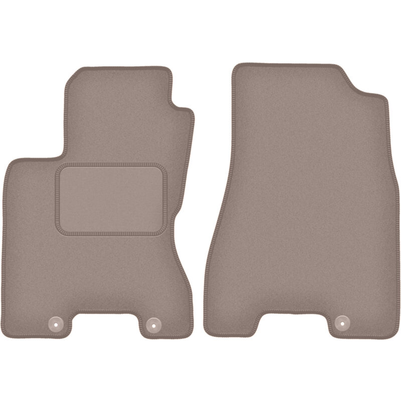 Tapis avant beiges pour : Nissan X-Trail II T31 SUV (2007-2014)