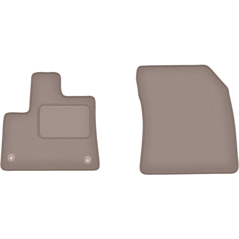 Tapis avant beiges pour : Peugeot Rifter 7 places (2018-)