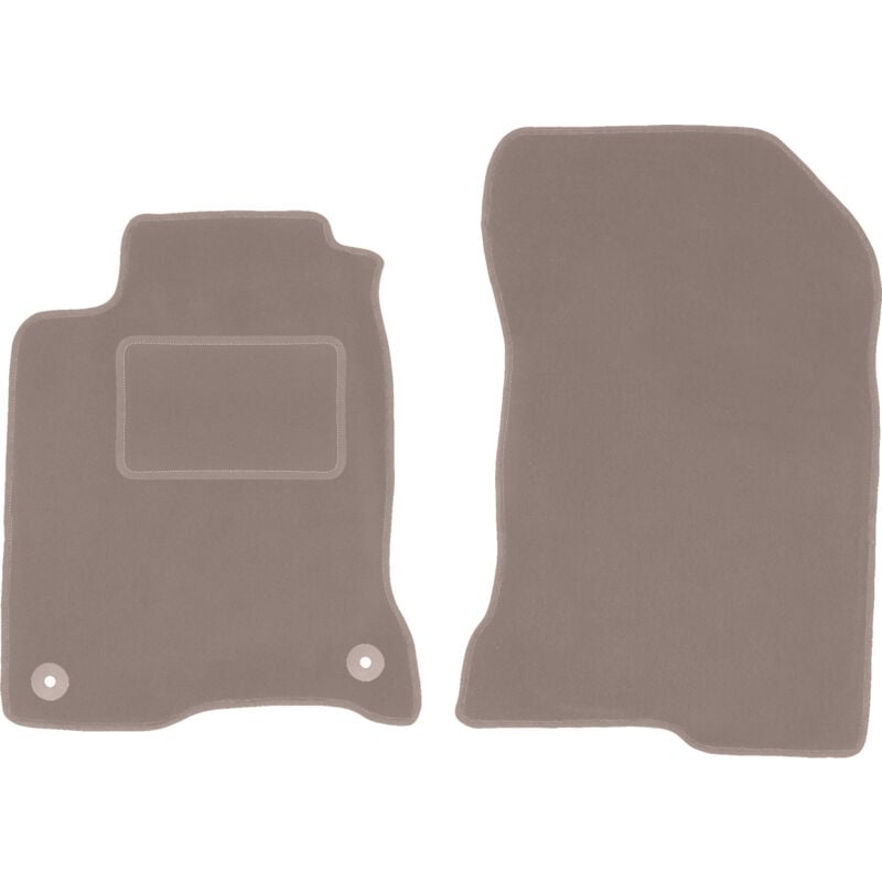 Tapis avant beiges pour : Renault Laguna III coupé (2007-2015)
