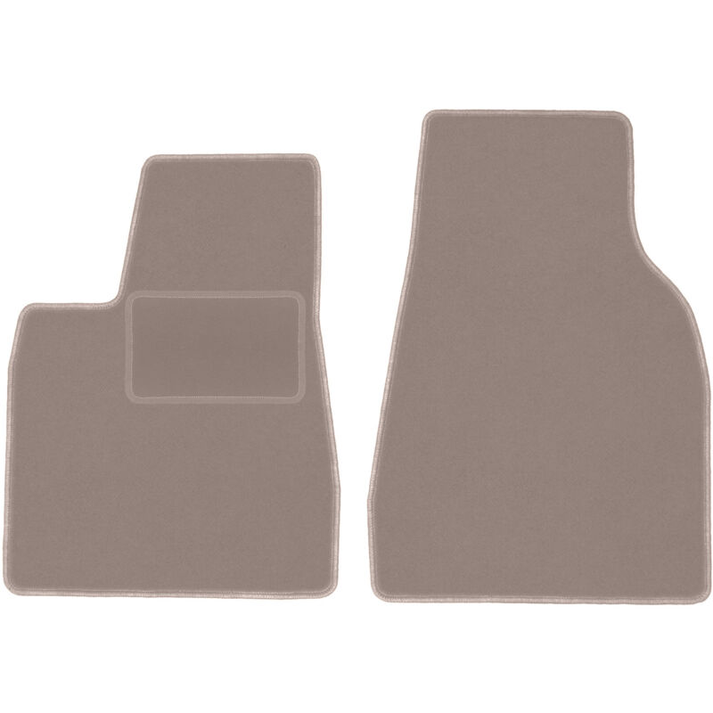 Tapis avant beiges pour : Tesla Model X SUV (2016-)