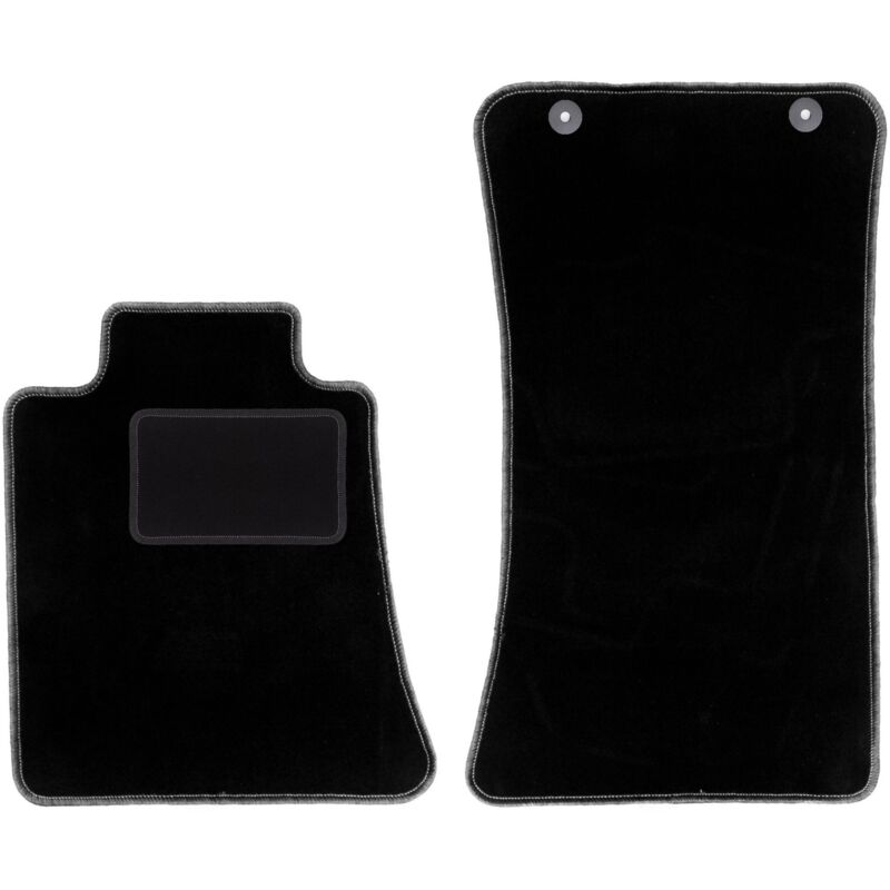 Tapis avant noirs pour : Alfa Romeo Giulia 2x4 (2WD) berline (2016-)