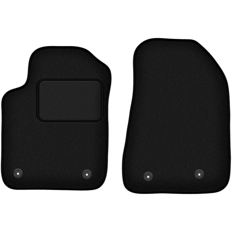 Tapis avant noirs pour : Alfa Romeo Giulietta à hayon (2010-2020)