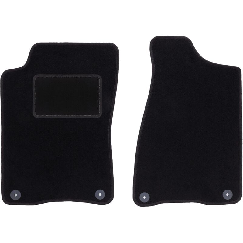 Tapis avant noirs pour Audi 90 B3 berline (1986-1991)