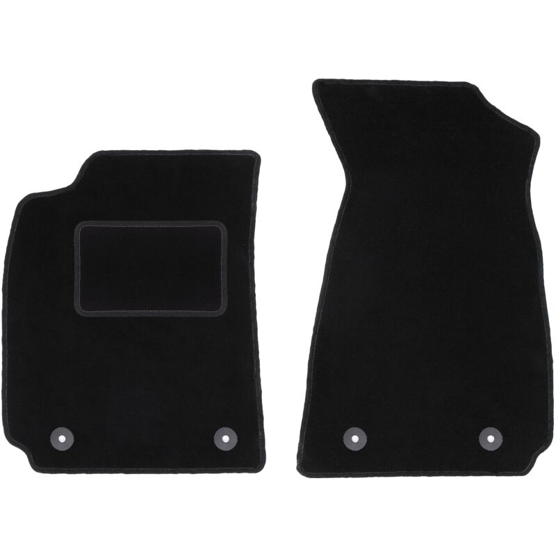 Tapis avant noirs pour Audi A4 B5 FL berline, break, avant (1999-2001)