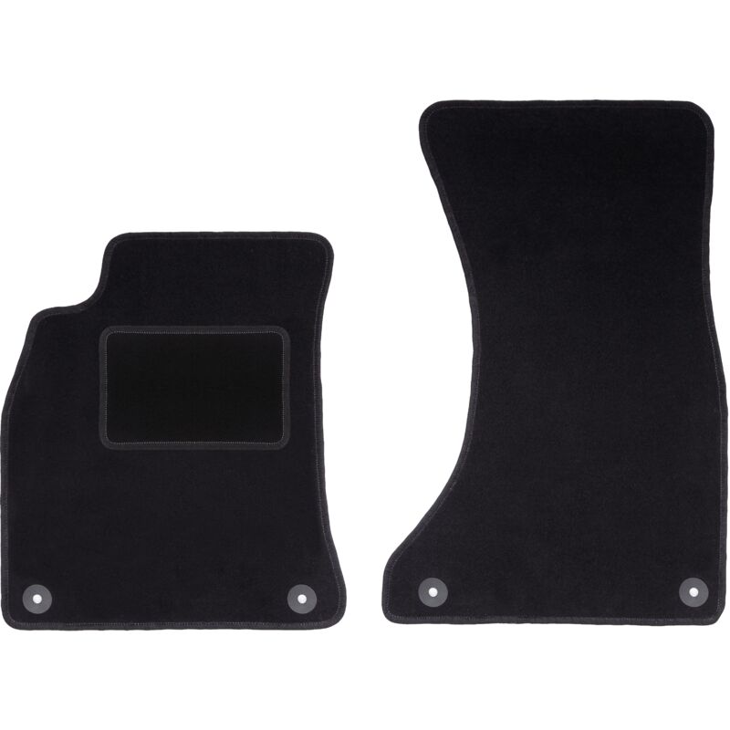 Tapis avant noirs pour : Audi A4 B8 berline, break, avant, allroad (2007-2015)
