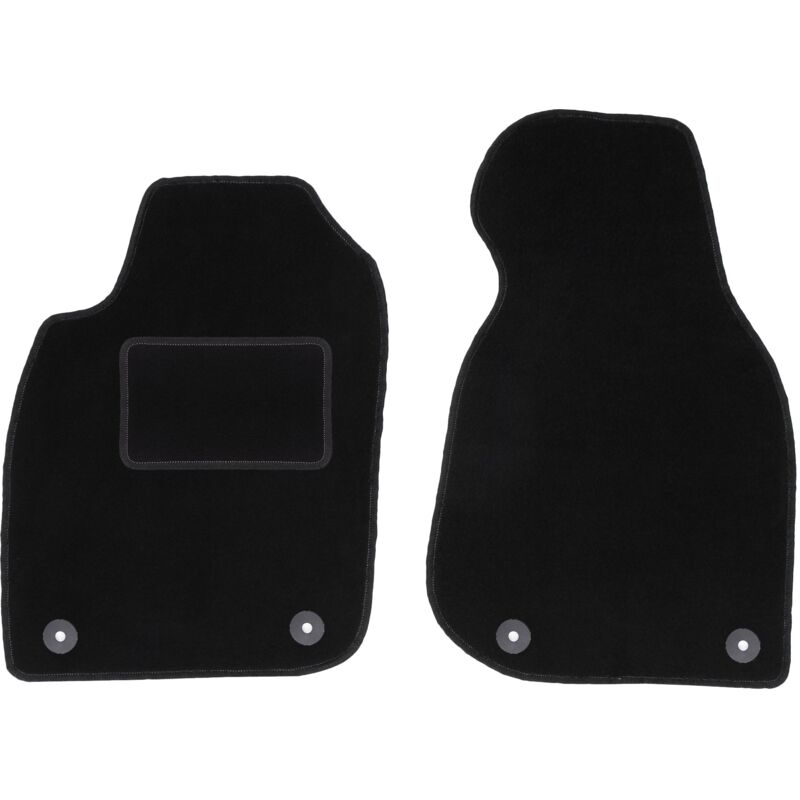Tapis avant noirs pour : Audi A6 C5 avant, break, berline, quattro, allroad (1997-2005)