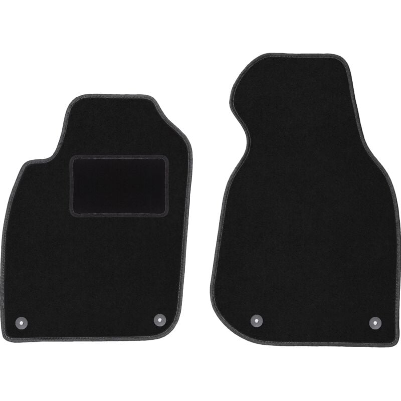Tapis avant noirs pour Audi A6 C5 FL berline, break, avant (2001-2004)