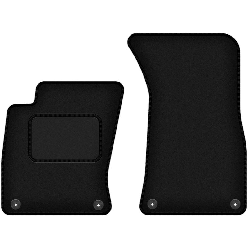Tapis avant noirs pour Audi A8 D3 Long (2002-2009)