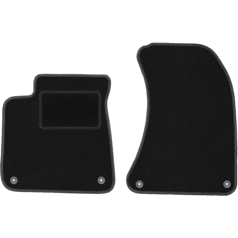 Tapis avant noirs pour Audi A8 D4 berline (2009-2017)